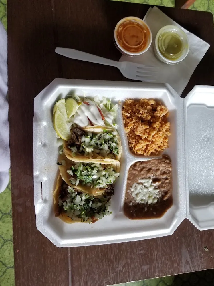 Combo 1 with Extra Carnitas Taco